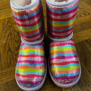 Rainbow Sequence Ugg Boots